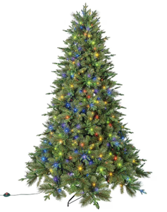 lot 88 image: Members Mark Pre-Lit 7.5 Spruce Pine Artificial Christmas Tree