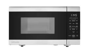 lot 314 image: Vissani 19 in. 0.9 cu. ft. 900-Watt Countertop Microwave Oven in Stainless Steel with Convection and Air Fry