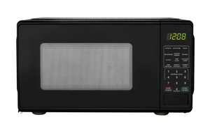 lot 325 image: Mainstays 0.7 Cu ft Countertop Microwave Oven, 700 Watts, Black