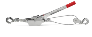 lot 343 image: Hyper Tough 2 Ton Steel Dual Gear Power Puller, 4000 lbs. Load Capacity, Hand Winch Cable