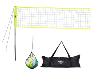 lot 344 image: Athletic Works Outdoor Volleyball and Net Set with Ball and Pump