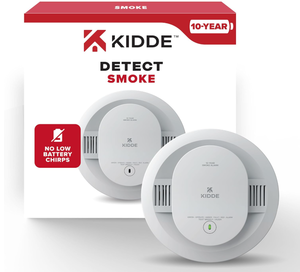 lot 469 image: Kidde Smoke Detector, 10-Year Battery Powered, LED Warning Light Indicators
