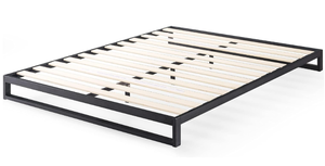 lot 230 image: Zinus Heavy Duty Low Profile Platforma Metal Bed Frame, Full, Black