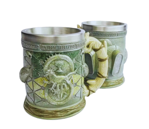 lot 462 image: LOT OF 3 Rebel Moon Movie - Sculpted Drinking Stein 2 Pack