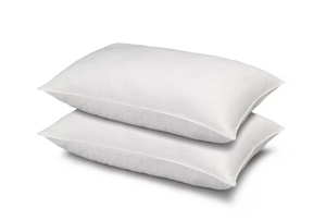 lot 466 image: Firm Dobby Windowpane 300 Thread Count 100% Cotton Standard Size Pillow