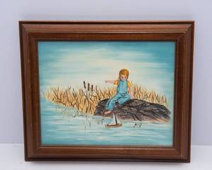 lot 86 image: Hand-Painted Artwork  by Darlene Hand