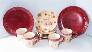 lot 108 image: Sonoma Winter Fields Dinnerware Collection