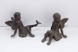 lot 231 image: Mini Cast Iron Fairies