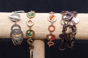 lot 288 image: Set of 4 Circular Bracelets