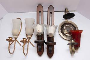 lot 255 image: Variety of Wall Sconces