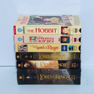 lot 290 image: Lord of the Rings VHS Collection  Set of 6