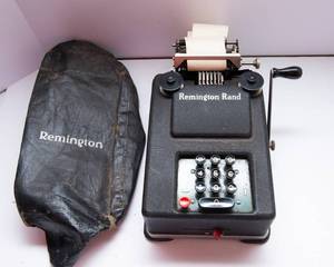 lot 329 image: Remington Rand Adding Machine