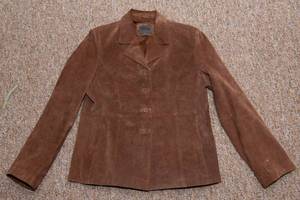 lot 357 image: Uniform John Paul Richard Womens Leather Suede Jacket  Size 12