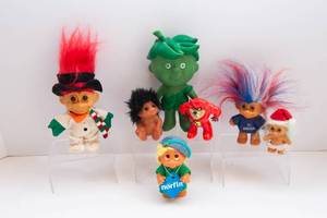 lot 363 image: Assortment of Troll Figurines