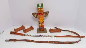 lot 427 image: Native American-Inspired Items  Lot of Collectibles