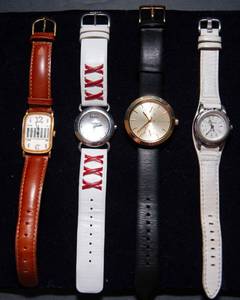 lot 543 image: Set of Four Fashionable Watches  Esprit, Guess, Columbia, Michael Kors
