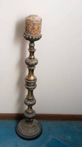 lot 453 image: Large Metal Candle Holder - 31T