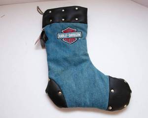 lot 471 image: Harley-Davidson Christmas Stocking  New with Tags