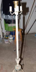 lot 497 image: Antique Floor Lamp  57.5 Tall, Untested
