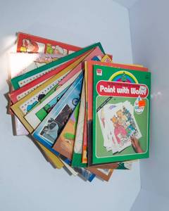 lot 508 image: Vintage Kids Activity Books  Large Collection