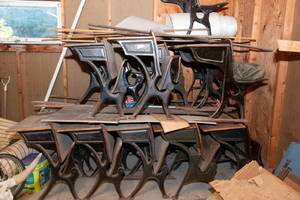 lot 587 image: Antique Desks  Assorted Collection