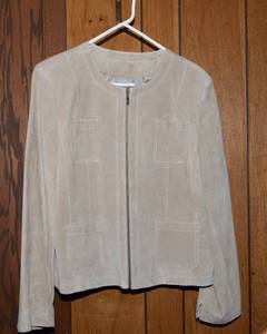 lot 477 image: Field Gear Suede Leather Jacket  Size Medium