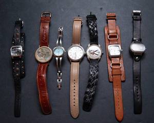 lot 390 image: Large Lot of Fossil Watches  Some Vintage