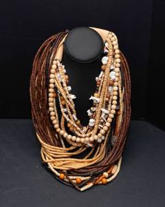 lot 423 image: Lot of Four Chunky Beaded Necklaces