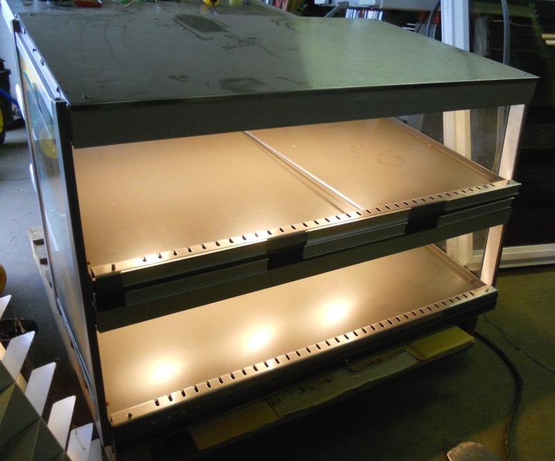 lot 11 image: Hatco Glo-Ray 41 Countertop Pass Thru Warming Shelf