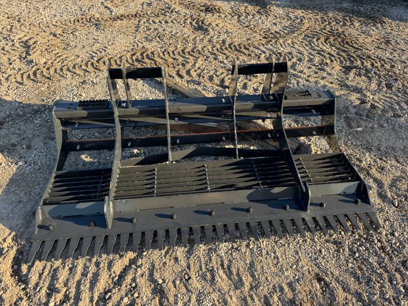 lot 29 image: Unused 2025 WOLVERINE Skid Steer Land Leveler Attachment