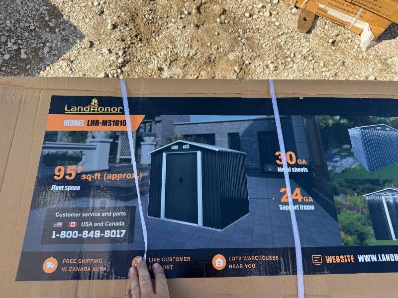 lot 116 image: 2025 Unused landhonor Asscmbiedsizo METAL SHED