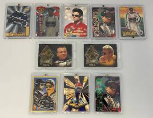 lot 18 image: Misc. NASCAR Trading Cards In  (Slabbed)