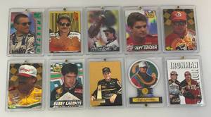 lot 19 image: Misc. NASCAR Trading Cards In  (Slabbed)