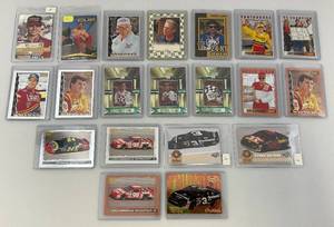 lot 35 image: Misc. Unsorted NASCAR Trading Cards (In Protective Sleeves)