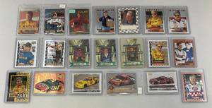 lot 36 image: Misc. Unsorted NASCAR Trading Cards (In Protective Sleeves)