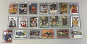lot 37 image: Misc. Unsorted NASCAR Trading Cards (In Protective Sleeves)