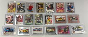 lot 38 image: Misc. Unsorted NASCAR Trading Cards (In Protective Sleeves)