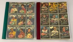lot 44 image: Misc. Unsorted NASCAR Trading Cards In Albums