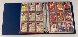 lot 46 image: Misc. Unsorted NASCAR Trading Cards In Binder