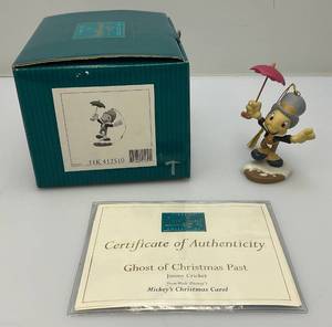 lot 59 image: Est. $135.00- $185.00 Vintage WDCC Ghost Of Christmas Past (JIMMY The Cricket) Figurine In Original Box With COA