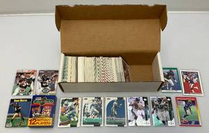 lot 98 image: Misc. Unsorted Football Cards