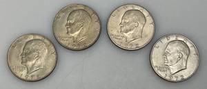 lot 113 image: 1972 (No Mint Mark) Eisenhower Liberty One US Dollar