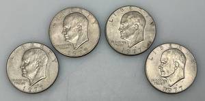 lot 128 image: 1977 (D) Eisenhower Liberty One US Dollar