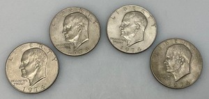 lot 129 image: 1974 (No Mint Mark) Eisenhower One US Dollar