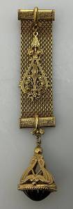 lot 176 image: Antique Gold Filled Ornate Watch Fob