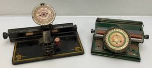 lot 226 image: Vintage Tin Litho Dial TypewriterTin Toys