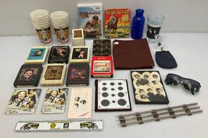 lot 227 image: Misc. Collectibles Including Buck Rodgers Plastic Collectible Cups, ELVIS And More