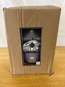 lot 61 image: Tekky Shaking Hanging Spider - Sound and Motion Activated