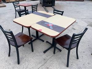 lot 523 image: Pair Of Dining Tables - Rectangle