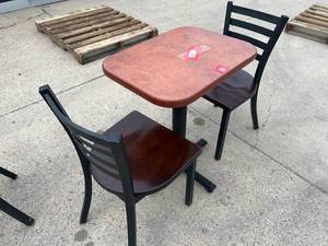 lot 450 image: Dinner Table Set For 2